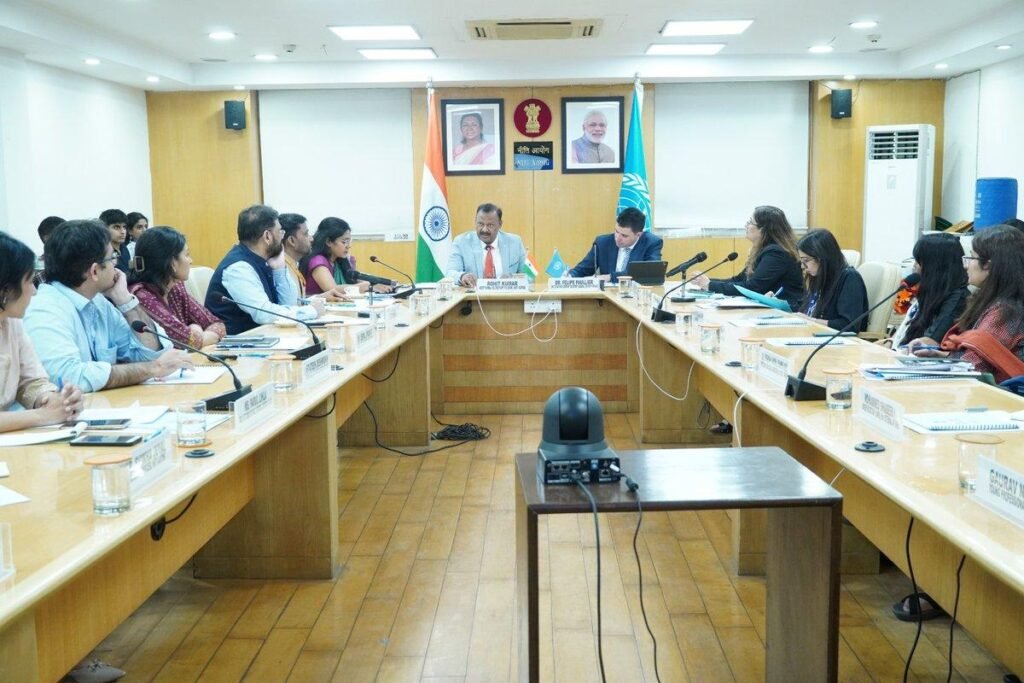 Architects of Their Future: Youth Participation in Sectoral Governance Young Indian professionals participating in a youth-industry policy forum